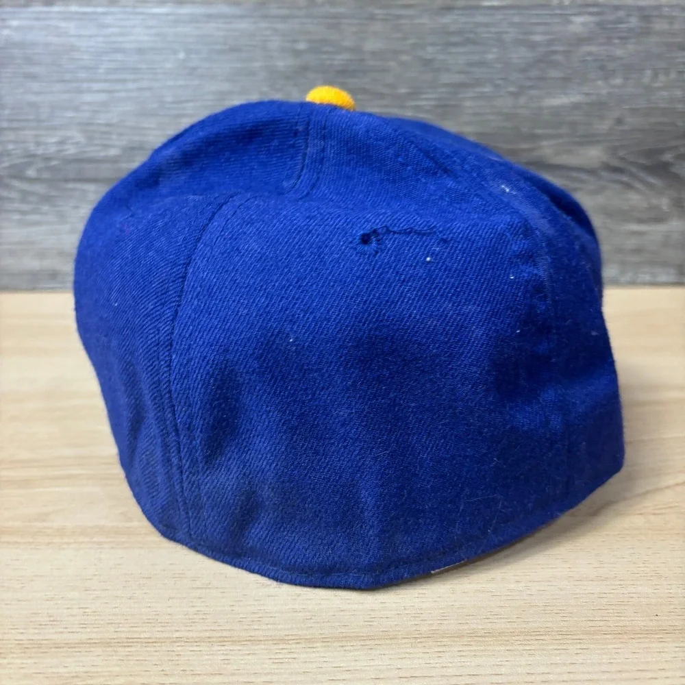 Vintage St Louis‎ Blues Hat 7 3/8 Blue Wool Sports Specialties Script Center Ice